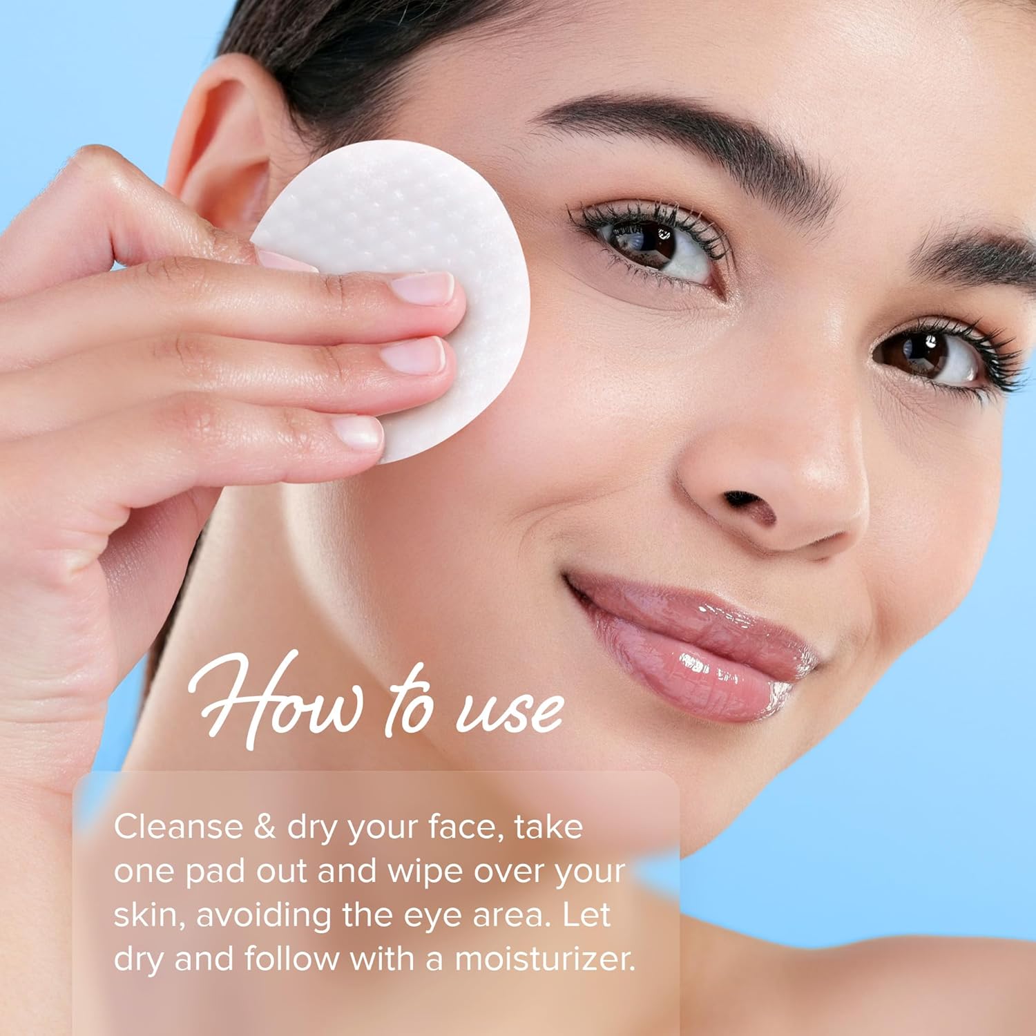MAREE Glycolic Acid Polishes - Toner Pads for Face Cleansing - Tea Tree Oil, Salicylic Acid & Vitamins E, B3, B5 - Facial Peel & Radiance Deep Cleaning Effect - 50 Count image 4