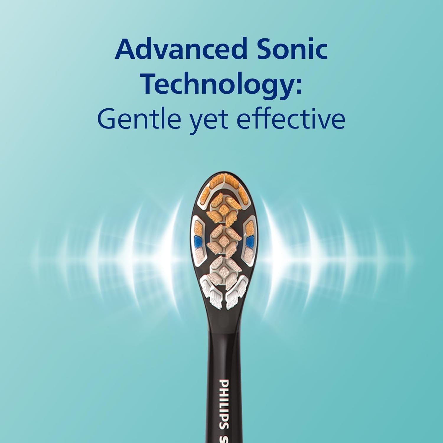 Philips Sonicare DiamondClean Smart 9500 Electric Toothbrush, Sonic Toothbrush with App, Pressure Sensor, Brush Head Detection, 5 Brushing Modes and 3 Intensity Levels, Black, Model HX9923/11 image 6