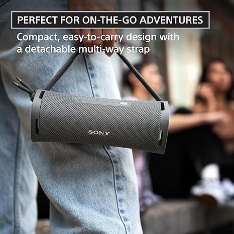 Sony ULT Field 1 Waterproof Portable Bluetooth Speaker, Enhanced Bass, 12h Battery, IP67 Rated Dustproof Shockproof Rustproof, Detachable Strap, SRSULT10D, Orange image 3