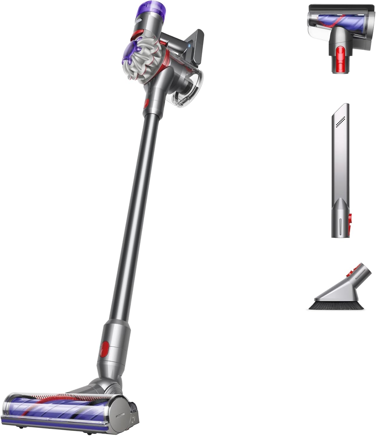 Dyson V8 Plus Cordless Vacuum, Silver/Nickel image 1