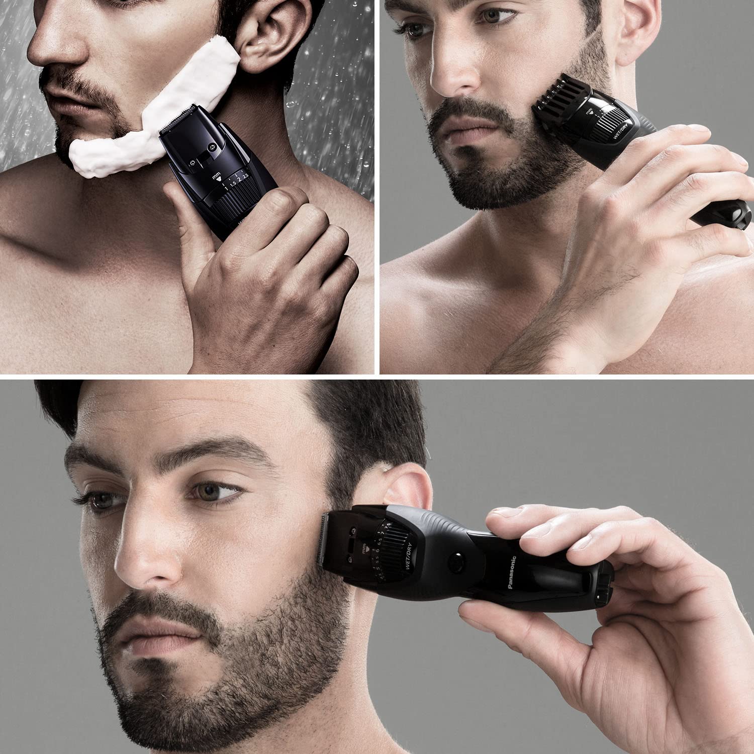 Panasonic Cordless Men's Beard Trimmer With Precision Dial, Adjustable 19 Length Setting, Rechargeable Battery, Washable - ER-GB42-K (Black) image 7