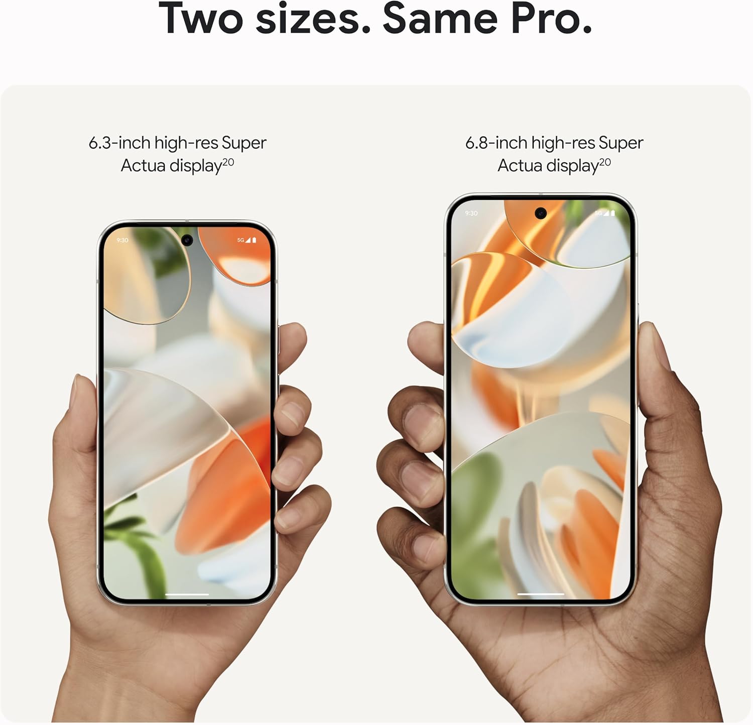Google Pixel 9 Pro XL - Unlocked Android Smartphone with Gemini, Triple Rear Camera System, 24-Hour Battery, and 6.8" Super Actua Display - Hazel - 128 GB image 2