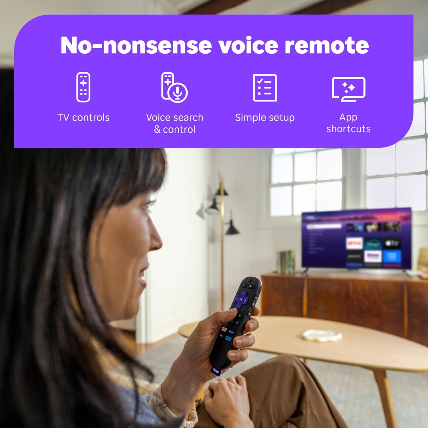 Roku Streaming Stick 4K - HDR & Dolby Vision Roku Streaming Device for TV with Voice Remote & Long-Range Wi-Fi - Free & Live TV image 6
