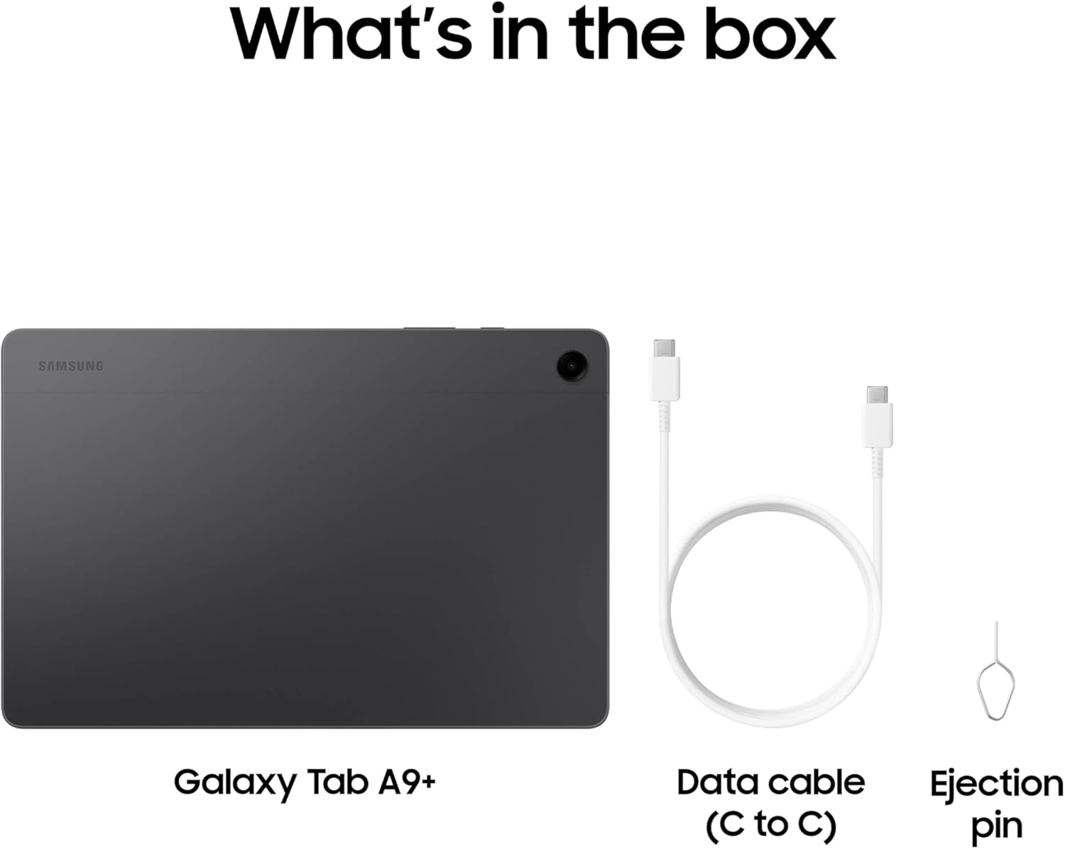 Samsung Galaxy Tab A9+ Tablet 11” 64GB Android Tablet, Big Screen, Quad Speakers, Upgraded Chipset, Multi Window Display, Slim, Light, Durable Design, US Version, 2024, Graphite image 10