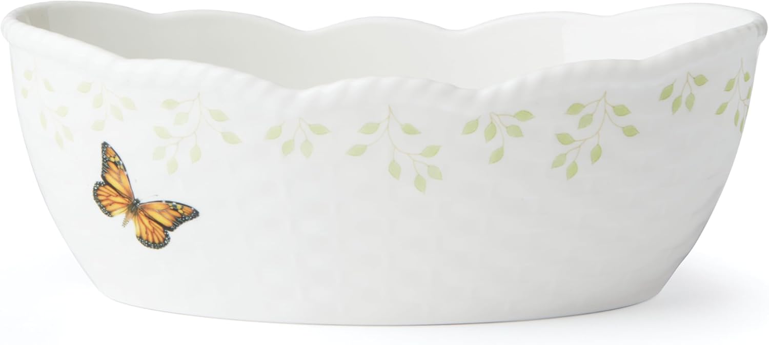 Lenox 894107 Butterfly Meadow Bread Basket, Easter Serveware image 1
