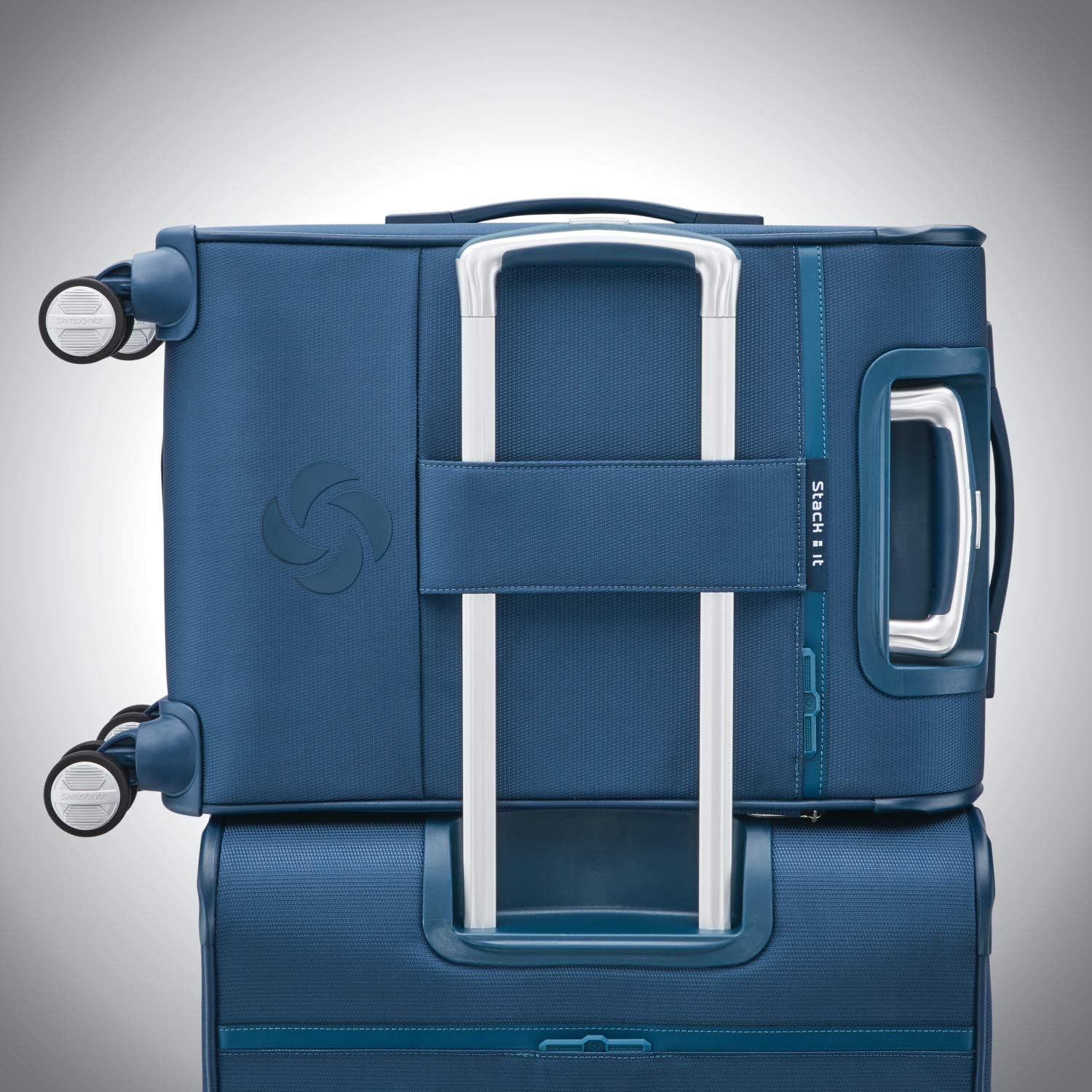 Samsonite Solyte DLX Softside Expandable Luggage with Spinner Wheels, Mediterranean Blue, Carry-On 20-Inch image 6