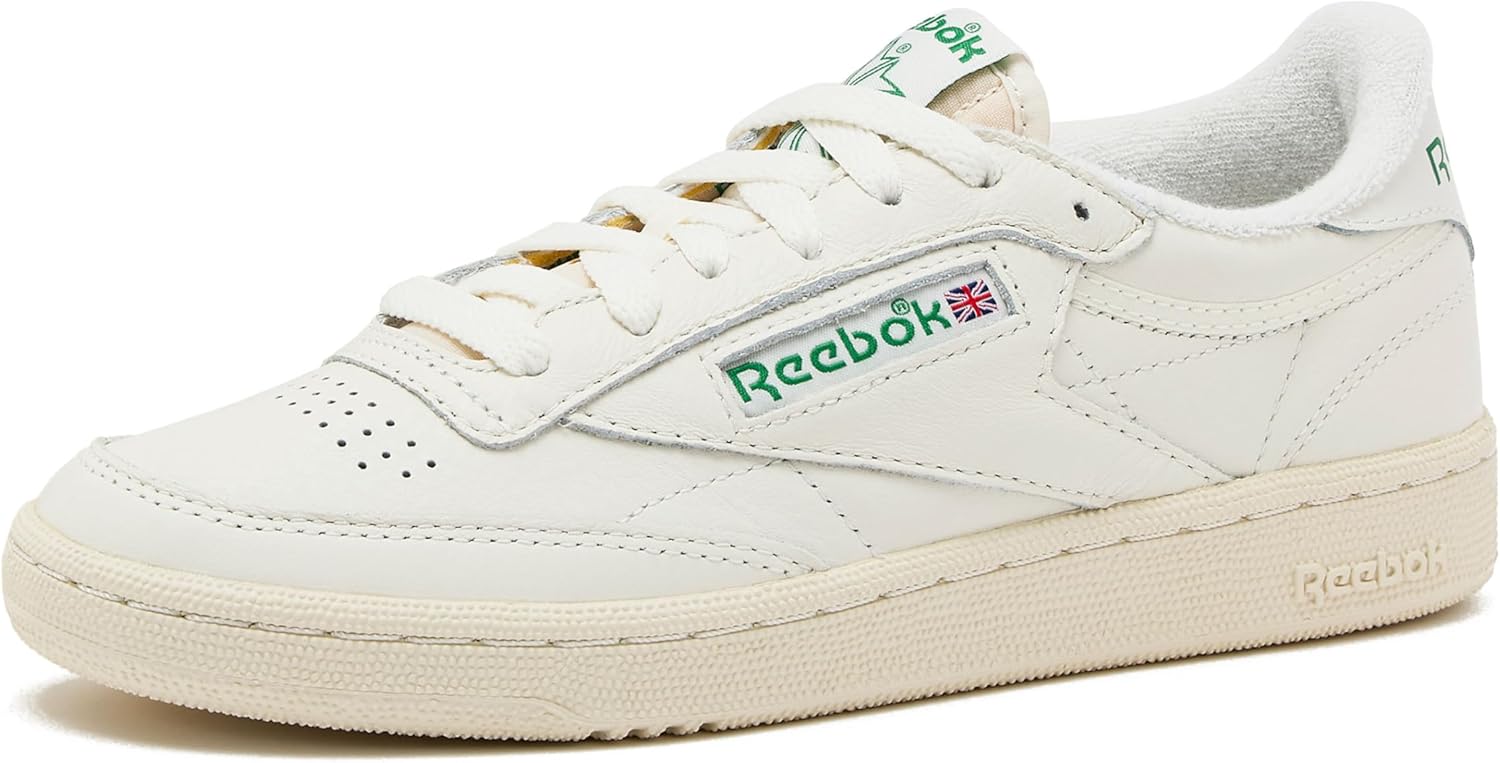 Reebok Womens Club C 85 Vintage Tennis Sneakers for Women, Casual White Womens Shoes image 1