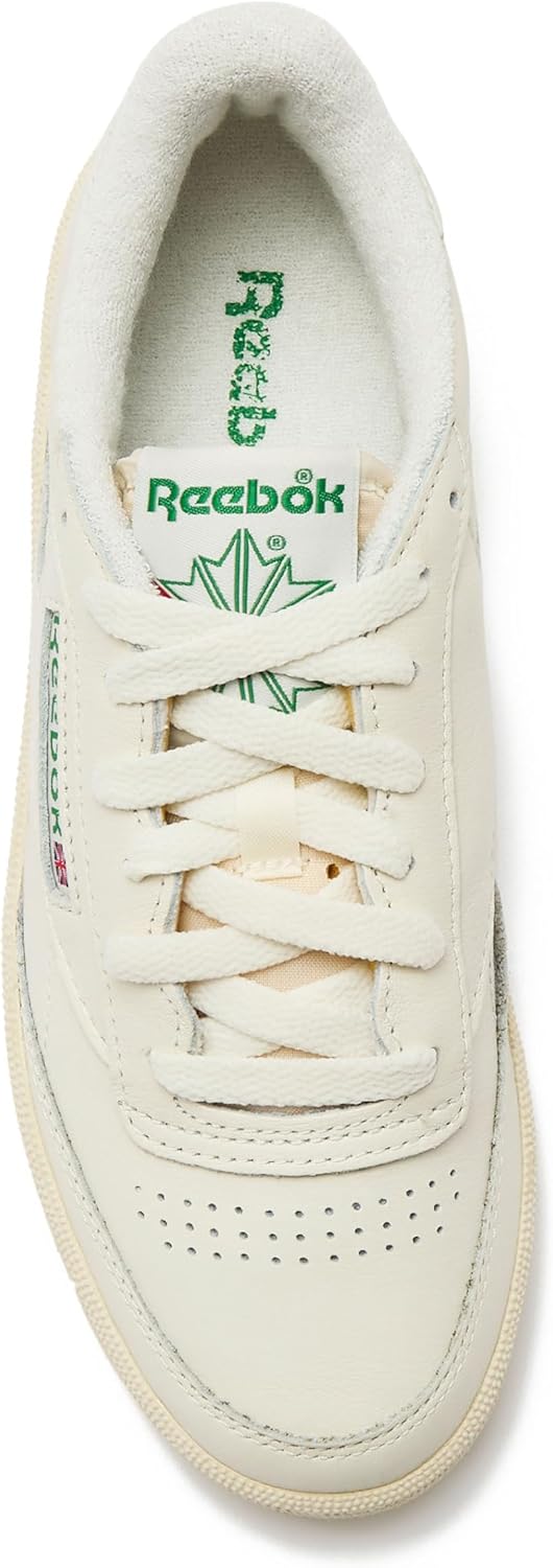 Reebok Womens Club C 85 Vintage Tennis Sneakers for Women, Casual White Womens Shoes image 5
