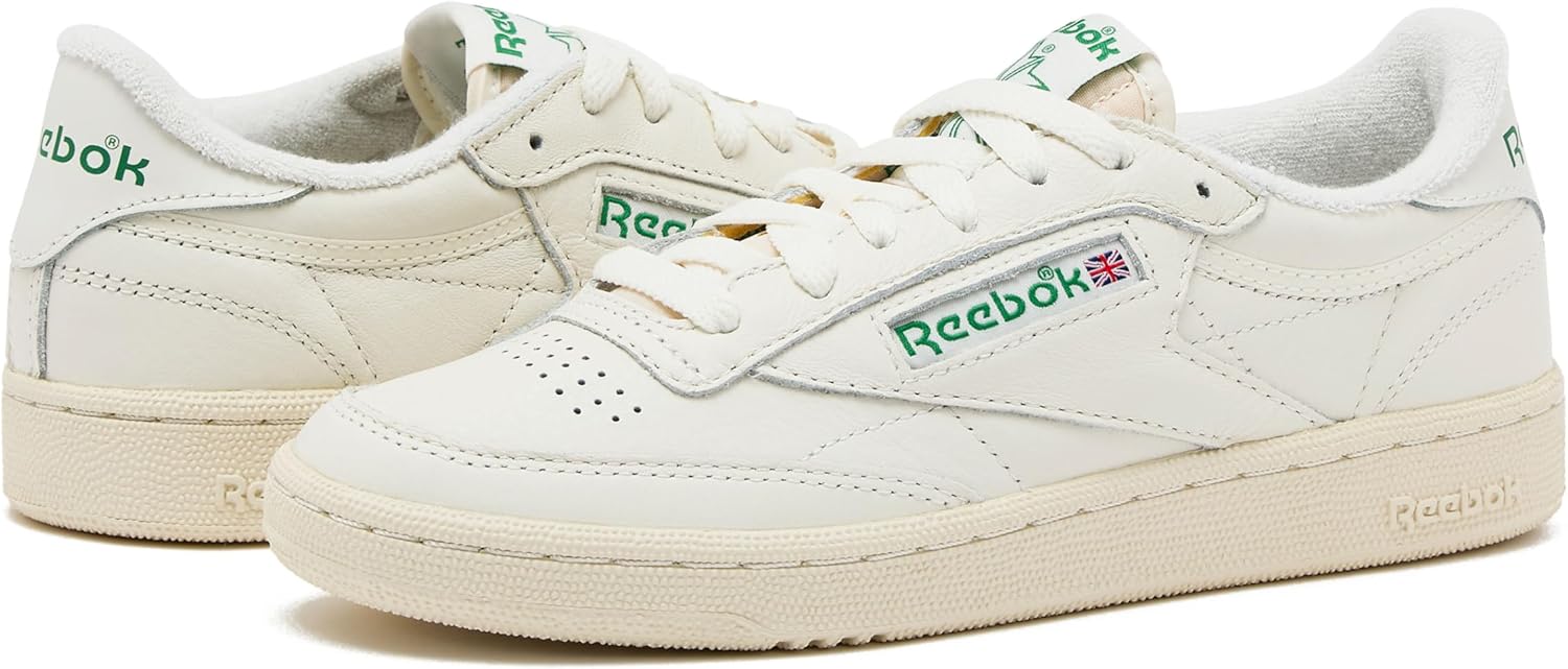 Reebok Womens Club C 85 Vintage Tennis Sneakers for Women, Casual White Womens Shoes image 7