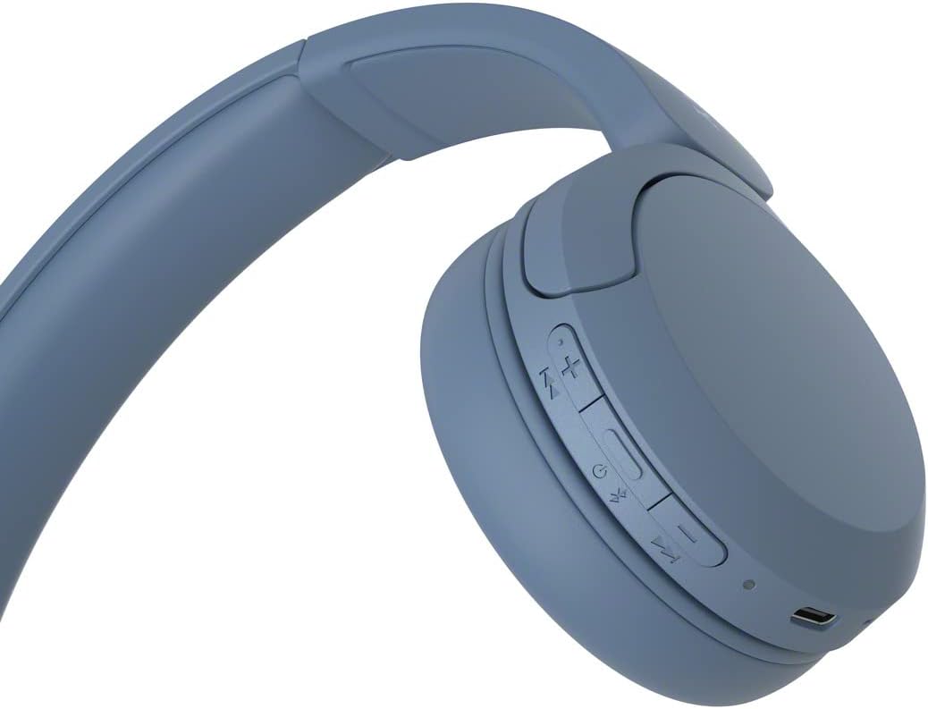 Sony WH-CH520 Wireless Headphones Bluetooth On-Ear Headset with Microphone, Blue New image 6