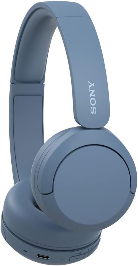 Sony WH-CH520 Wireless Headphones Bluetooth On-Ear Headset with Microphone, Blue New image 9