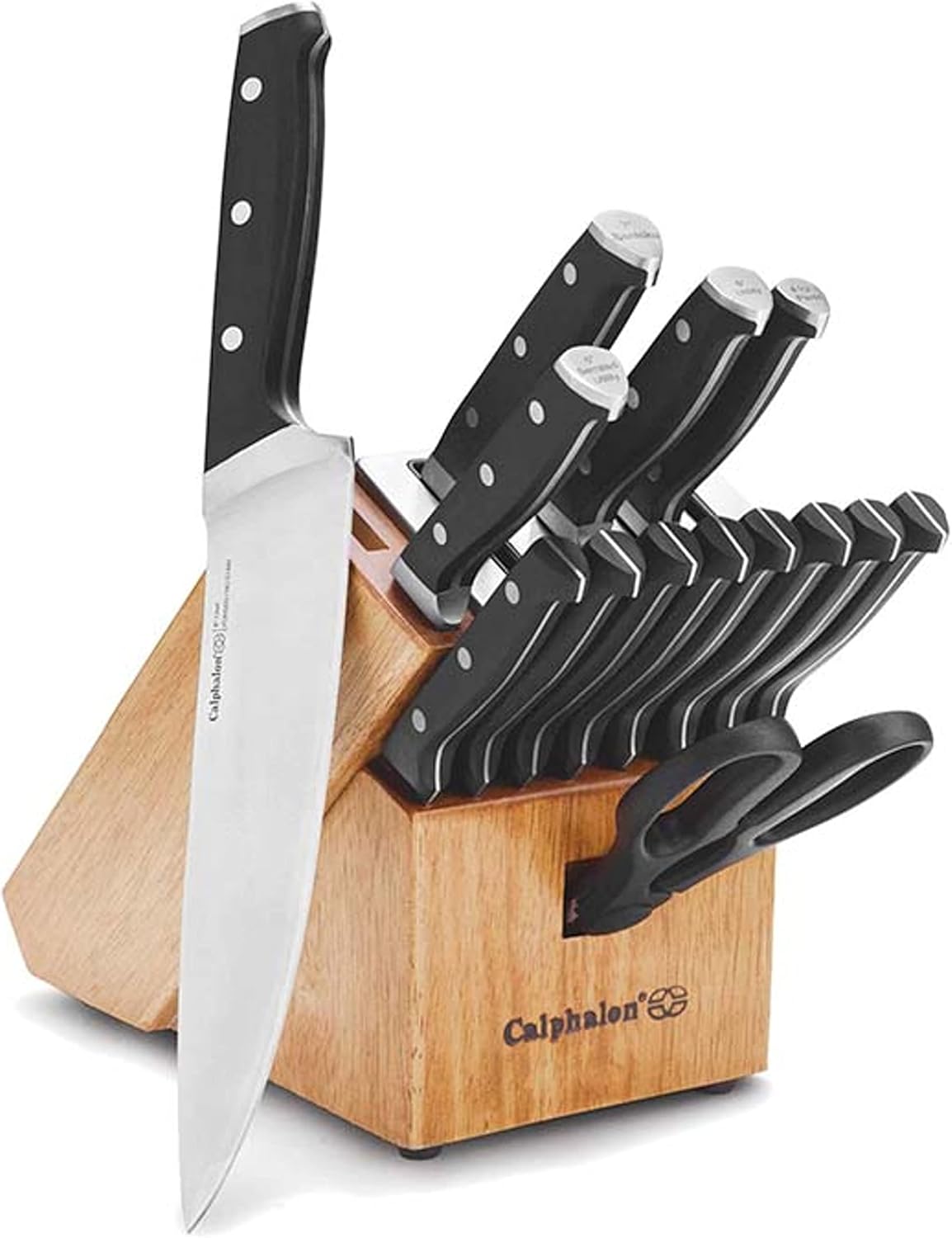 Calphalon Kitchen Knife Set with Self-Sharpening Block image 1