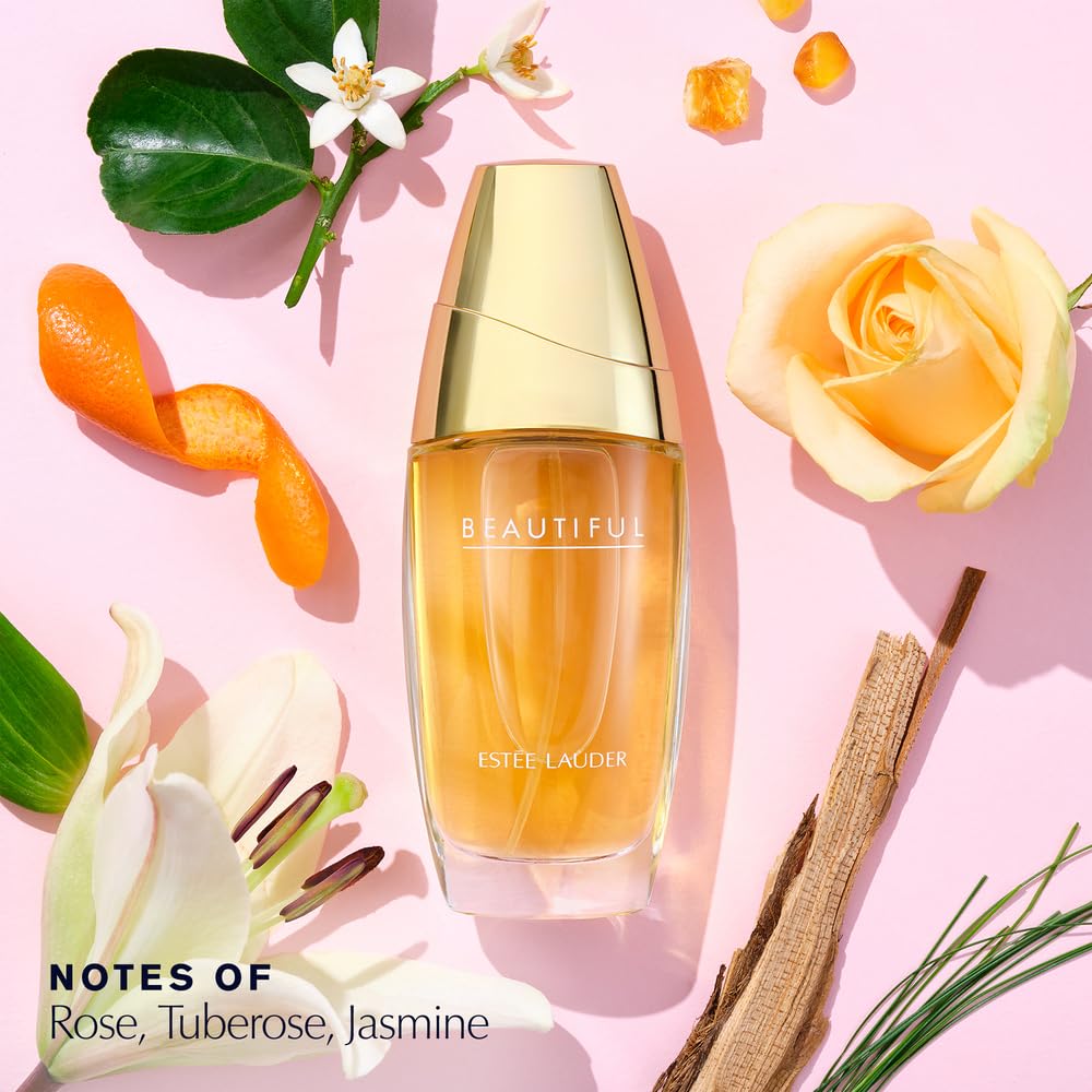 Estée Lauder Beautiful Eau de Parfum Spray with Notes of Rose, Lily, Tuberose & Orange Flower | Perfumes for Women image 2