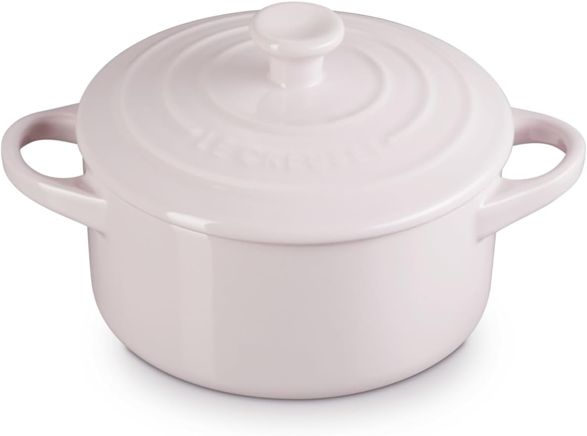 Le Creuset Stoneware Mini Round Cocotte, 24 oz., Shallot image 1