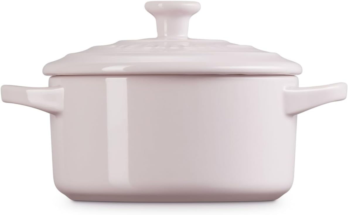 Le Creuset Stoneware Mini Round Cocotte, 24 oz., Shallot image 2