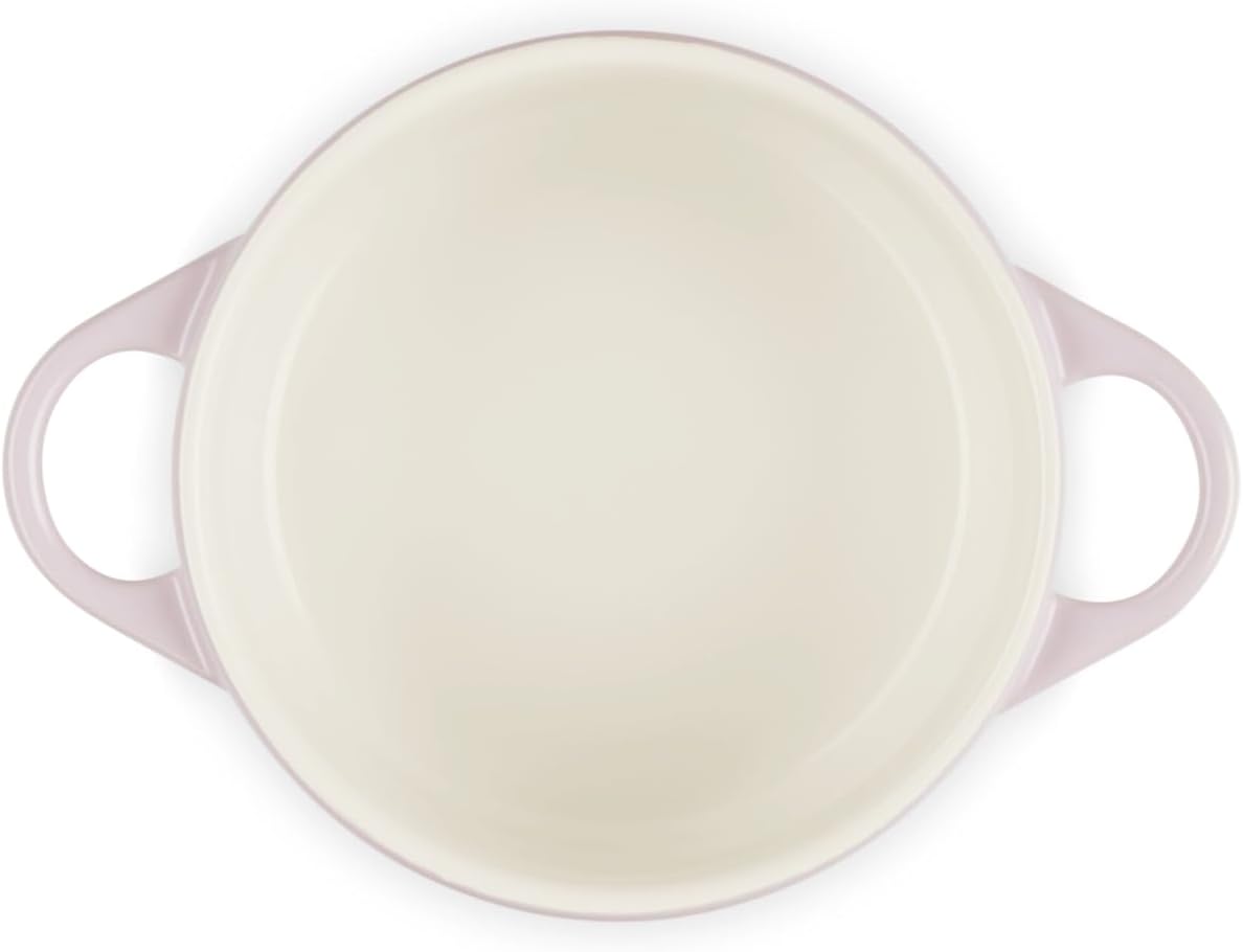 Le Creuset Stoneware Mini Round Cocotte, 24 oz., Shallot image 4