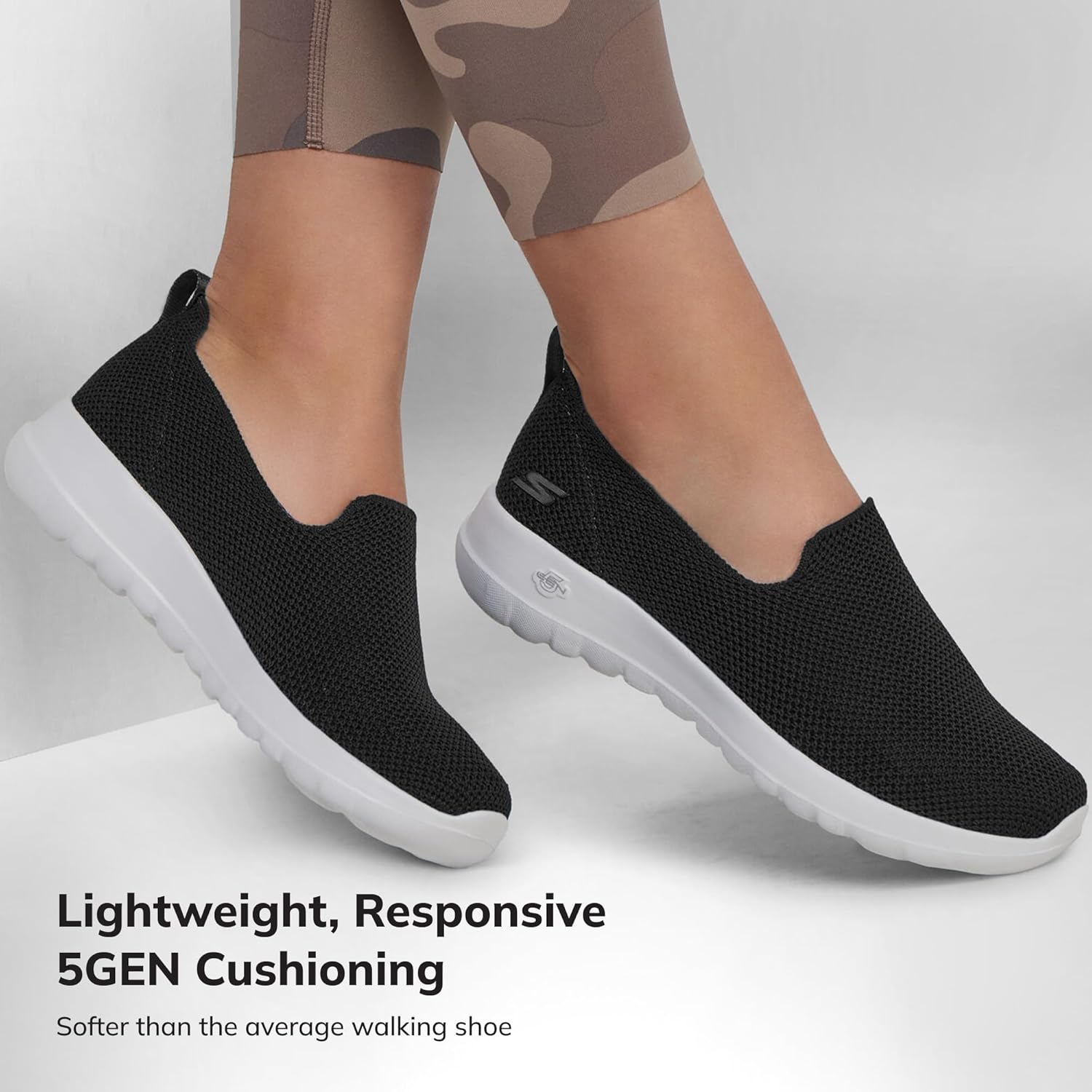 Skechers Women's Go Walk Joy Sneaker – 5GEN Cushioning, Air-Cooled GOGA Mat, Breathable Mesh Upper image 7