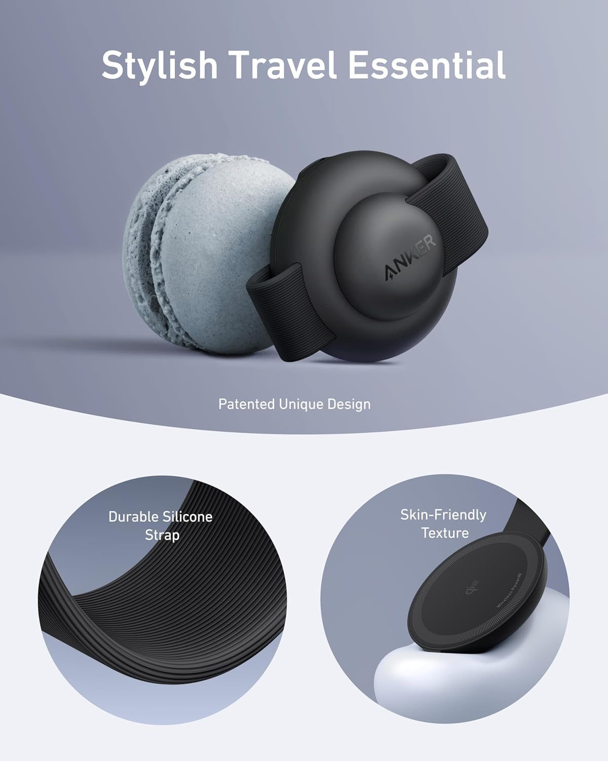 Anker MagSafe Compatible MagGo UFO 3-in-1 Charger, iPhone 17 Wireless Charging Station, 15W Qi2 Certified, Foldable Travel Charging Pad, for iPhone 17/16/15/14, AirPods, Apple Watch (Not a Power Bank) image 6