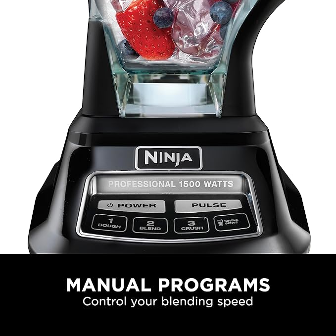 Ninja Mega Kitchen System, 1500W, 72 oz. Full-Size Blender & 8-Cup Food Processor with (2) 16 oz. To-Go Cups, Total Crushing Technology - Smoothies, Ice Crushing, Purees, Dough & More, Black, BL770 image 6