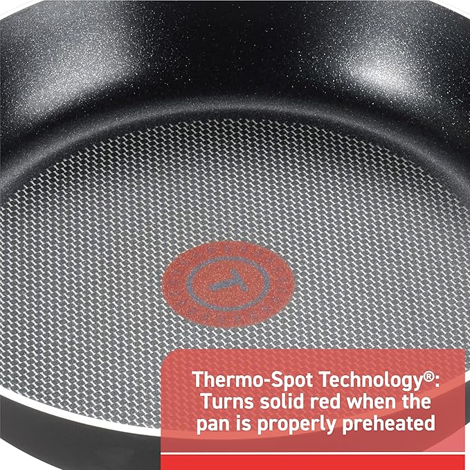 T-fal Signature Nonstick Cookware Set 12 Piece, Oven Broiler Safe 350F, Pots and Pans, Kitchen Cooking Set w/Fry Pans, Saucepans, Saute Pan, Dutch Oven, Griddle, Kitchen, Home, Dishwasher Safe, Black image 4