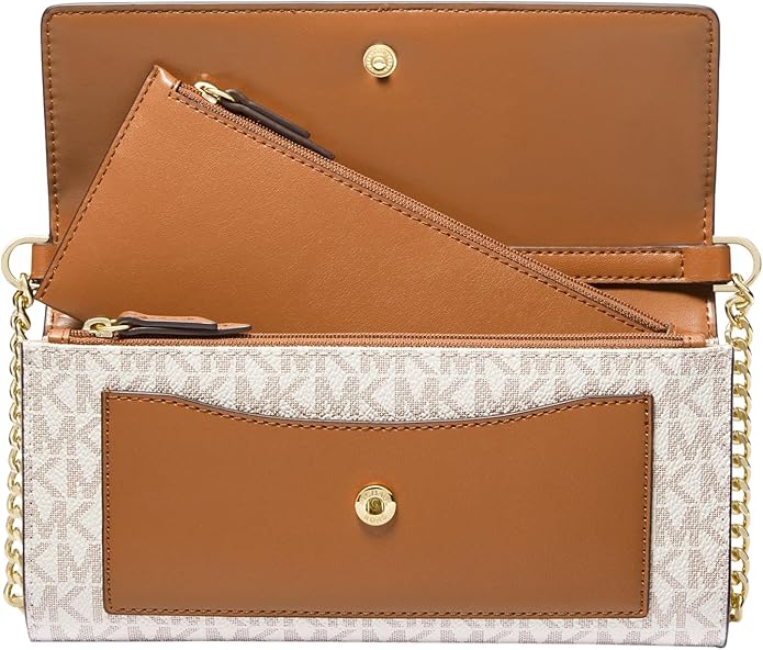 Michael Kors Women's Jet Set Medium 2-in-1 Wallet on Chain Crossbody Bag image 3