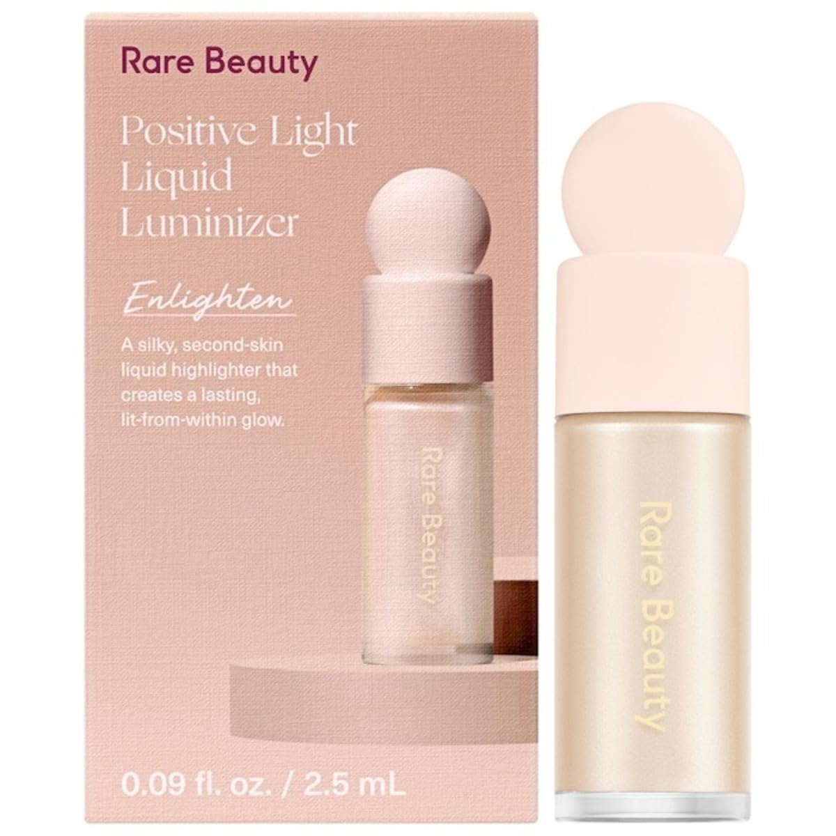 Rare Beauty by Selena Gomez Positive Light Liquid Luminizer Highlight - Enlighten - Champagne image 1