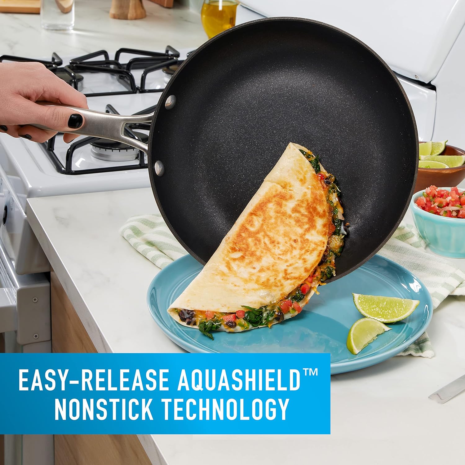 Calphalon Classic Hard-Anodized Nonstick Cookware Kitchen Essentials Set image 2