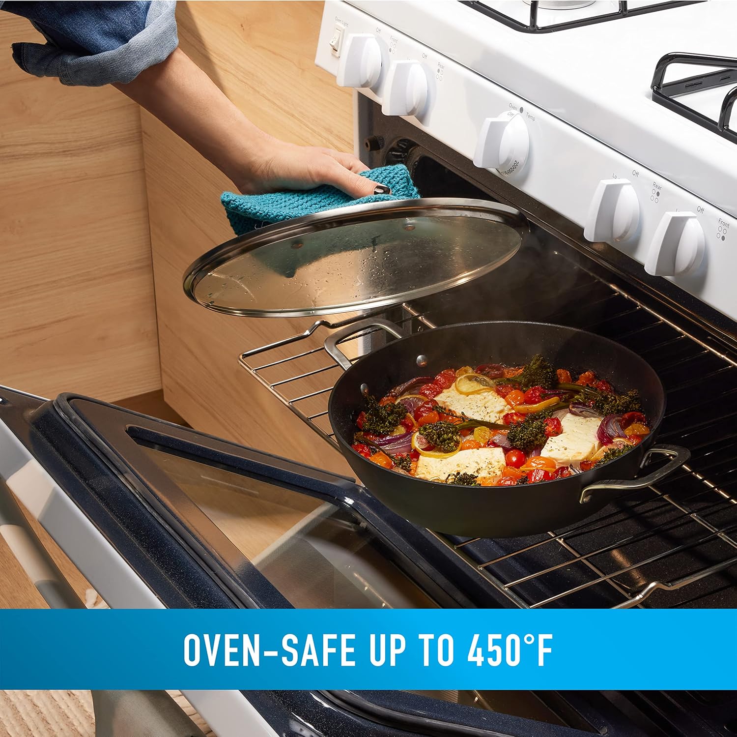 Calphalon Classic Hard-Anodized Nonstick Cookware Kitchen Essentials Set image 4