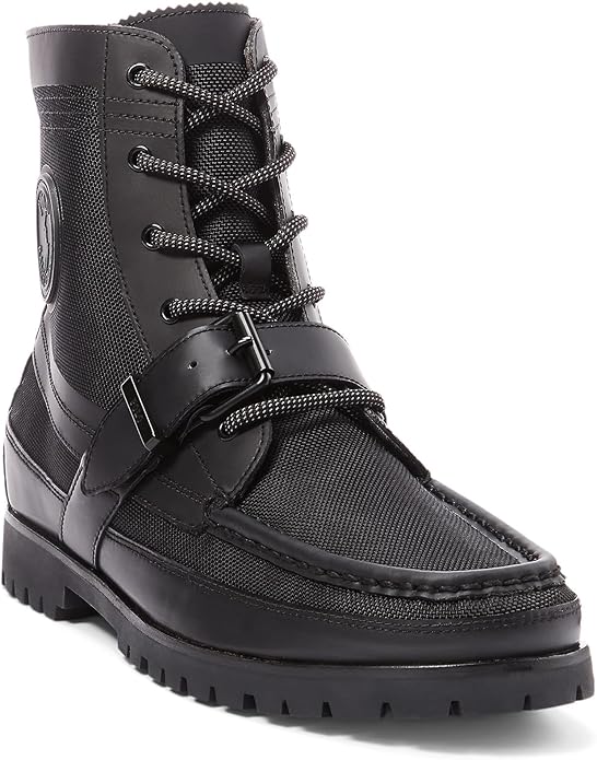 POLO RALPH LAUREN mens Ranger Mid Suede & Faux-shearling Boot image 2