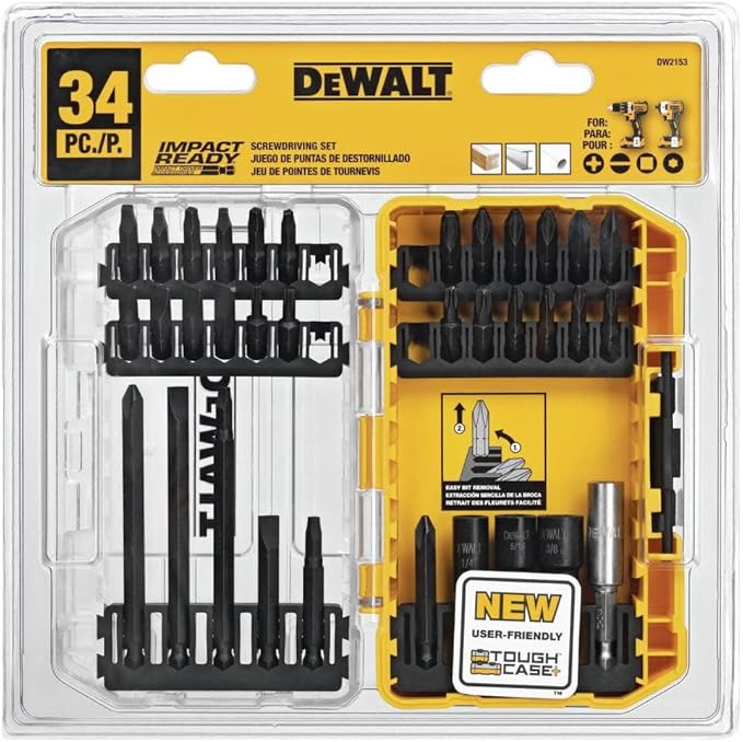 DEWALT Impact Driver, Screwdriver Bit Set, 34-Piece (DW2153) image 4