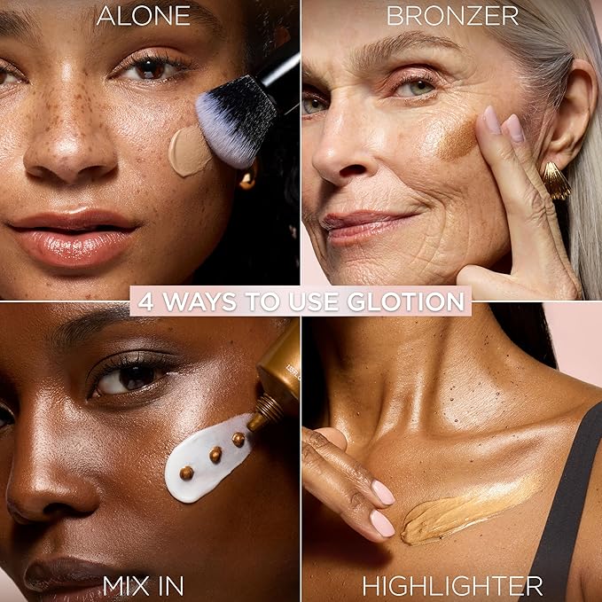 L'Oreal Paris Makeup True Match Lumi Glotion, Natural Glow Enhancer, Illuminator Highlighter, Bronzing Drops For a Sun-Kissed Glow, 902 Light image 4