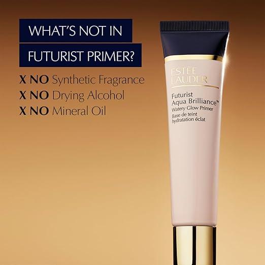 Estée Lauder Futurist Aqua Brilliance Watery Glow Makeup Primer with Hyaluronic Acid for Triple Moisture image 4