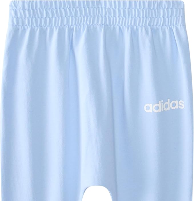 Adidas baby-boys 3-piece Linear Logo Bodyshirt & Pant Set image 2
