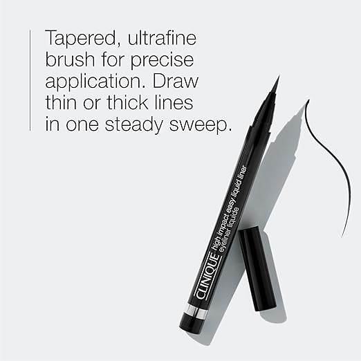 Clinique High Impact Easy Liquid Eyeliner | Waterproof, Long Lasting, Smudge Resistant + Safe For Sensitive Eyes image 3