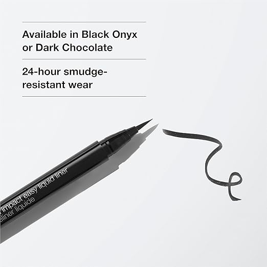 Clinique High Impact Easy Liquid Eyeliner | Waterproof, Long Lasting, Smudge Resistant + Safe For Sensitive Eyes image 4