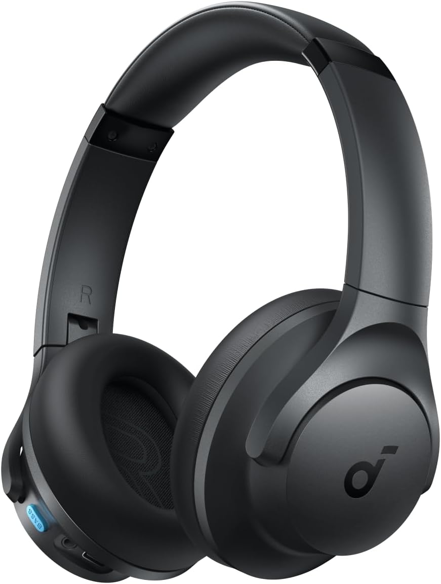 Soundcore Q11i Wireless Over-Ear Bluetooth Headphones by Anker, Deep Bass, 60H Playtime, Hi-Res Audio, Detachable Ear Cushions, Multipoint Connection image 1