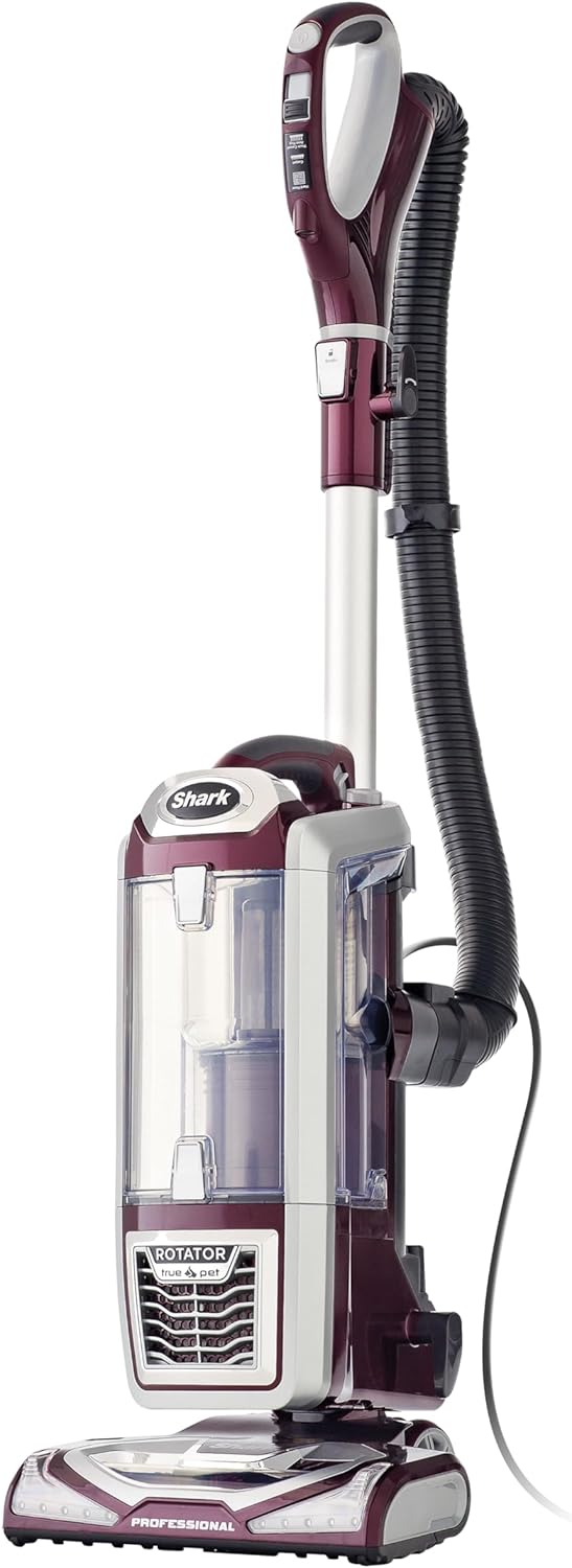 Shark NV752 Rotator Powered Lift-Away TruePet Upright Vacuum with HEPA Filter, Large Dust Cup Capacity, LED Headlights, Upholstery Tool, Perfect Pet Power Brush & Crevice Tool, Bordeaux image 1