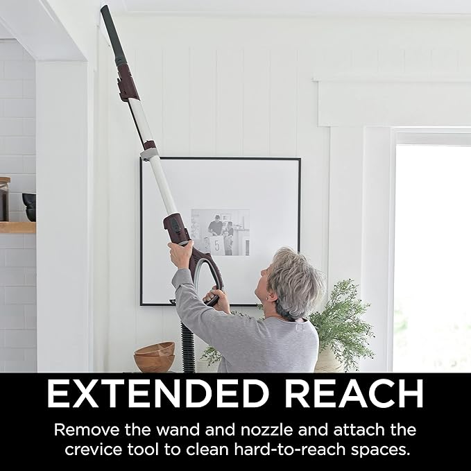 Shark NV752 Rotator Powered Lift-Away TruePet Upright Vacuum with HEPA Filter, Large Dust Cup Capacity, LED Headlights, Upholstery Tool, Perfect Pet Power Brush & Crevice Tool, Bordeaux image 5