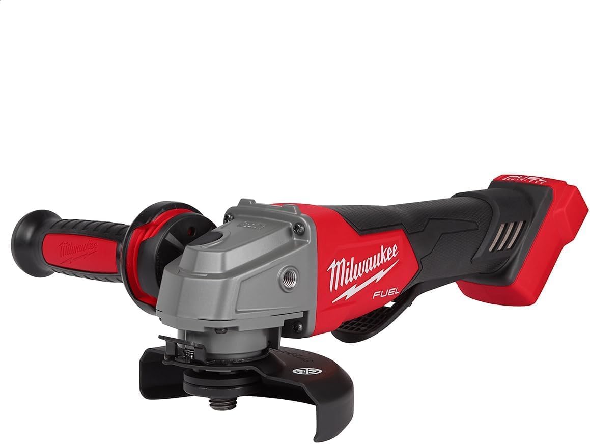 Milwaukee 2880-20 M18 FUEL Brushless Lithium-Ion 4-1/2 in. / 5 in. Cordless Small Angle Grinder with No-Lock Paddle Switch (Tool Only) image 1