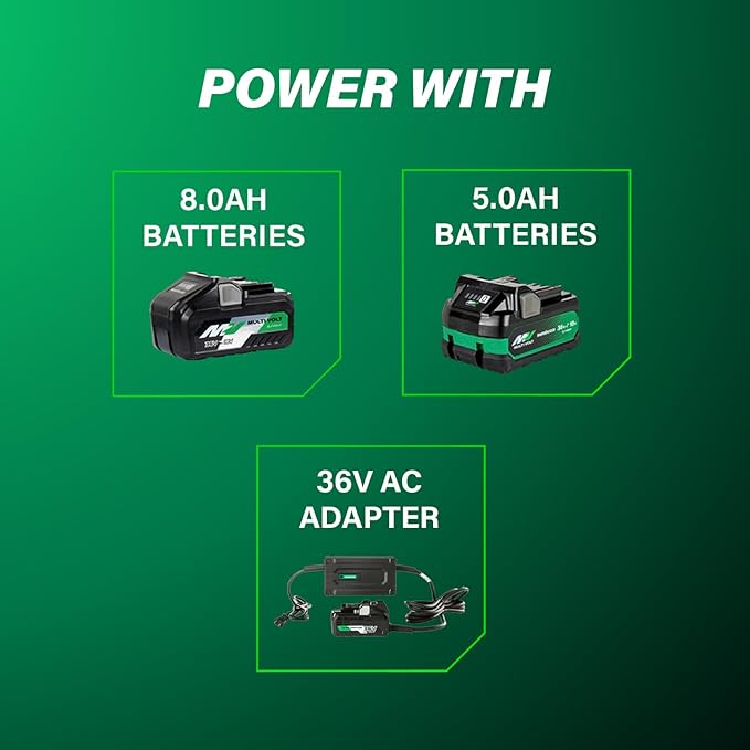 Metabo HPT 36V MultiVolt Cordless Brushless 3" x 21" Belt Sander, Power Sander Kit, Variable Speed, Auto Mode, Compatible with 18V/36V Metabo HPT Battery or AC Adapter, Tool Body Only, SB3608DAQ4 image 6