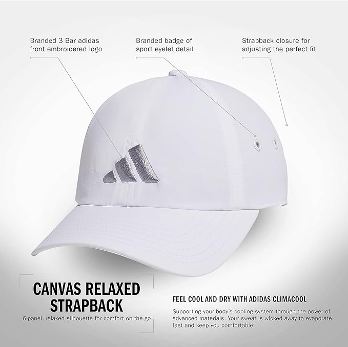 Adidas Women's Influencer 3 Relaxed Strapback Adjustable Fit Hat image 2