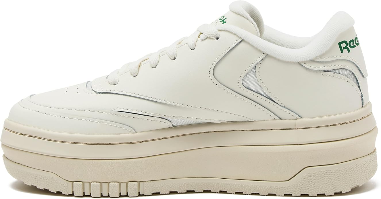 Reebok Club C Extra Platform Sneakers for Women - White Casual Tennis Women's Fashion Sneakers - Womens Shoes Size 5 to 11 image 3