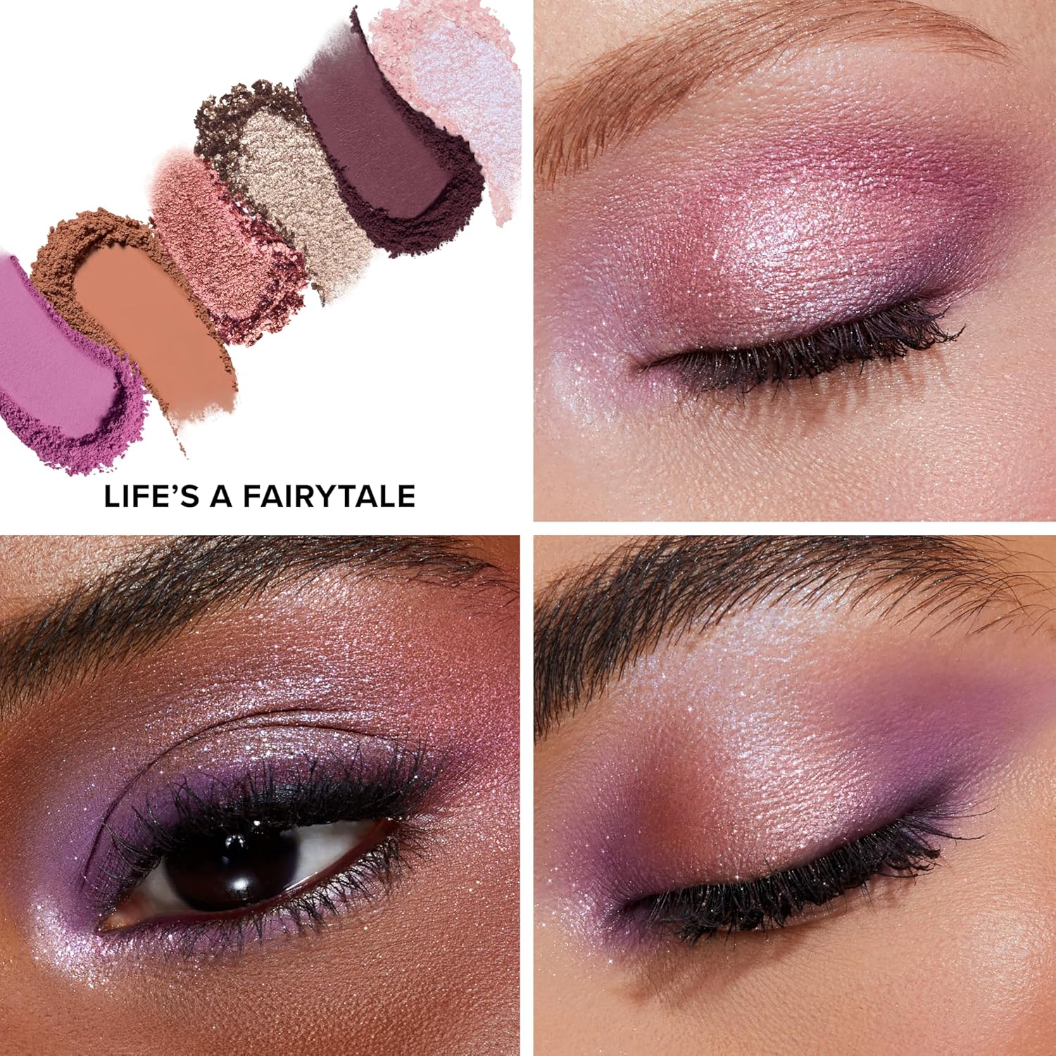 Too Faced Life’s A Fairytale Mini Eye Shadow Palette | Portable Ethereal Eye Shadows with Creamy, Silky Texture image 3