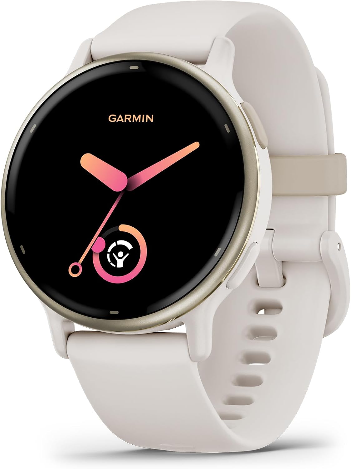 Garmin vívoactive 5, Health and Fitness GPS Smartwatch, AMOLED Display, Up to 11 Days of Battery, Ivory image 1