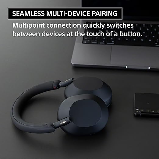 Sony WH-1000XM5 Premium Noise Canceling Headphones (Black) with Free WF-C700N Truly Wireless Noise Canceling Earbuds (Black) image 7