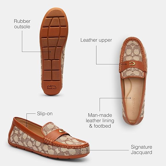 Coach Womens Sculpted C Driver in Signature Denim image 2