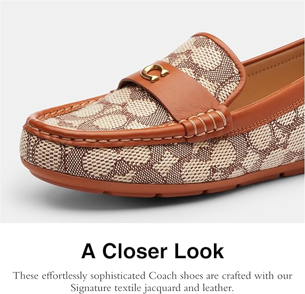 Coach Womens Sculpted C Driver in Signature Denim image 3