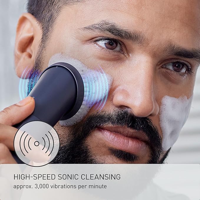 Panasonic MultiShape Facial Brush Head Attachment Kit, Includes 3 Brushes for Facial Exfoliation, Beard Cleansing, and Pore Cleansing, Add to MultiShape Grooming System - ER-CFB1-A image 4