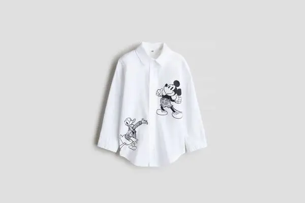 Motif-Detail Cotton Shirt image