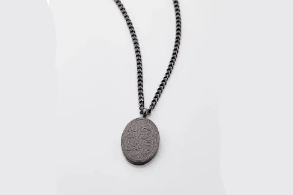 “He found you lost & guided you” Necklace | Men image